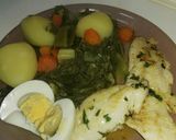 Foto del paso 2 de la receta: Verduras con pescado y huevo duro