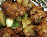 A picture of step 7 of Gobhi Manchurian.