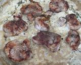 A picture of step 7 of Pork medallions in mushroom Marsala sauce.