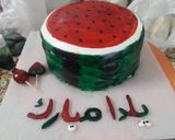 عکس مرحله 3 از دستور کیک هندوانه یلدایی😍