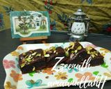 A picture of step 3 of Wheat Flour Dark Chocolate and Pistachio Brownie Cake.