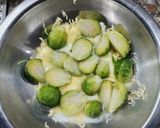Foto del paso 6 de la receta: 👵🏻Repollitos de Bruselas con panceta, salsa blanca y queso, al horno 👵🏻Receta de la abuela Coca❤