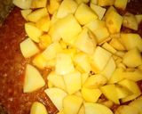 A picture of step 6 of Saim, matar & Aloo ka salan.