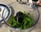 A picture of step 3 of Cilantro Chutney (Dipping sauce)🍵.