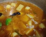 A picture of step 2 of Dal Masoor pulao.
