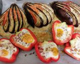 A picture of step 10 of Oven-Baked Stuffed Eggplants and Red Peppers.