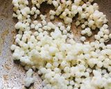 A picture of step 1 of Sabudana Khoya payas.