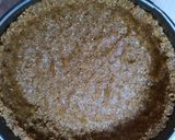 Mézes-diós sajttorta, narancs zselével recept fázis 2 fotója