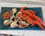 Foto del paso 6 de la receta: Bogavante y buey de mar cocidos
