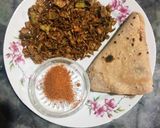 A picture of step 7 of Ghiya (Lauki)ky fry Chilkay.