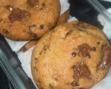 Hình bước làm 10 của món (Ko máy trộn, ko lò nướng) New York Cookies Ngoài Giòn Trong Dai Ngập Ngụa Chocolate