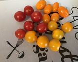 Une image de l'étape 7 de Melons aux crevettes, tomates cerises et bleu d'Auvergne.
