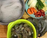 鮮蝦炒冬粉的食譜步驟1照片