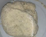 A picture of step 1 of Chicken balls.