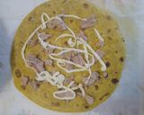 Foto del passaggio 3 della ricetta Piadina alla curcuma farcita