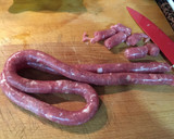 Foto del paso 1 de la receta: Masamorcilla con salchichas
