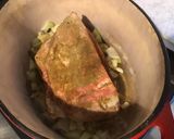 Une image de l'étape 8 de Palette de porc épicée aux légumes confits.
