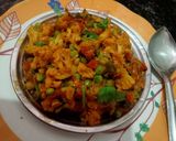 फूलगोभी,मटर की सब्जी (phoolgobhi,matar ki sabji recipe in Hindi) रेसिपी चरण 4 फोटो