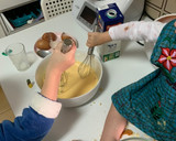 Foto del paso 3 de la receta: Pan de Calatrava en microondas con sobras de roscón de reyes