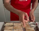 A picture of step 3 of Crispy Tofu Shawarma with Pickled Onions.