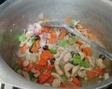 A picture of step 4 of Chicken vegetables macroni.