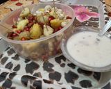 A picture of step 9 of Sabudana kheer and mix fruit chaat.