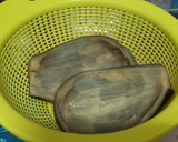 Foto del paso 1 de la receta: Berenjena rellena de lubina