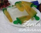 A picture of step 2 of Green Tea Popsicles with Lemon and Honey.