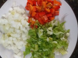 Pescado al horno con vegetales