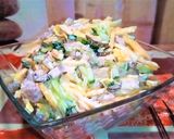 Фото кроку 1 до Салат с мясом и яичными блинчиками.