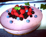 Foto del paso 18 de la receta: Tarta en frío de moras silvestres con lácteos sin lactosa