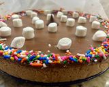 A picture of step 7 of Nutella Cheesecake.