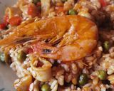 Foto del paso 8 de la receta: Arroz con calamares y langostinos