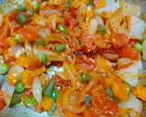 A picture of step 4 of Baked Toor-Dal Vegetables Khichdi.