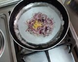 A picture of step 2 of Vegetable Fried Rice.