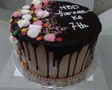 Foto langkah ke 10 dari resep Blackforest with chocolate buttercream.. Enak!!.