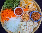 Hình bước làm 6 của món Gỏi gà măng cụt