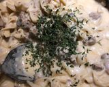 A picture of step 4 of Easy Sausage Egg Noodle Dish.