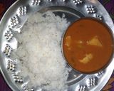 A picture of step 10 of Sindhi kadhi.