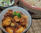 A picture of step 6 of Kathiyawadi Lasanya Batata😋.
