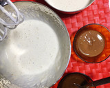 Foto del paso 4 de la receta: Cheesecake triple chocolate saludable con cobertura de frutos rojos