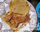 A picture of step 1 of Puri Chaat.