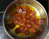 Foto del paso 1 de la receta Guiso de Garbanzos, Patatas, Chorizo y Judías Verdes