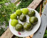 Hình bước làm 1 của món Bánh trung thu khoai lang tím