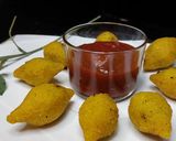 A picture of step 9 of Stuffed Rice Dumpling kabab.