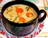 Zöldséges krémleves recept fázis 5 fotója