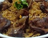 صورة لخطوة 2 من وصفة كبسه الشعريه بقوانص الدجاج