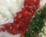 A picture of step 1 of Chayote and Ground Beef Picadillo.