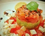Foto del paso 10 de la receta Ensalada de salmón con aguacates, queso fresco y tomate