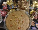 A picture of step 1 of Apple,Millets,wheat almond milk with jaggery cake.